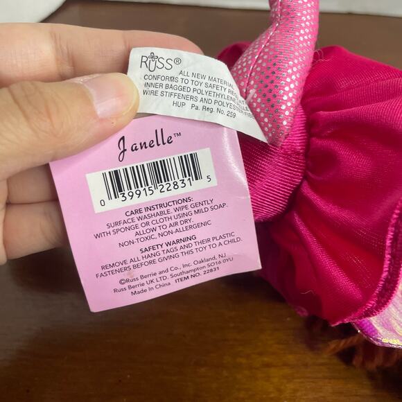 Russ Berrie Girl Power Astro Belles January Janelle Calendar Girl Plush Doll - Picture 4 of 9